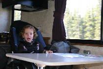 Camper, Cruise Canada, kinderstoel